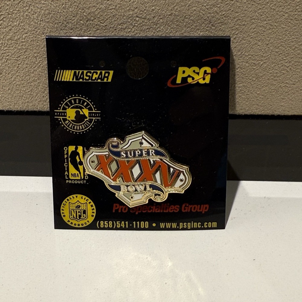 New - Super Bowl XXXV Tampa NFL Pin - Last One!